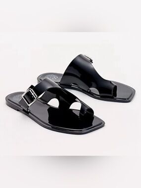 ✨NIB Vince Camuto Jicarlie Jelly Slide Sandals | Black | Size 9✨